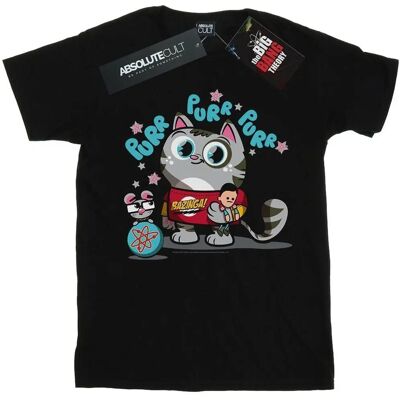 Absolute Cult The Big Bang Theory Maglietta Bazinga Kitty Taglio Boyfriend - T-Shirt Absolute Cult The Big Bang Theory Maglietta Bazinga Kitty Taglio Boyfriend - T-Shirt