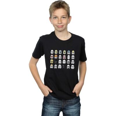 Absolute Cult Star Wars Trooper Helmets T-Shirt - T-Shirt Absolute Cult Star Wars Trooper Helmets T-Shirt - T-Shirt