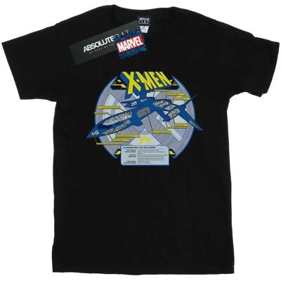 Absolute Cult - X-Men X-Jet Breakdown - Schwarz - T-Shirt Absolute Cult - X-Men X-Jet Breakdown - Schwarz - T-Shirt