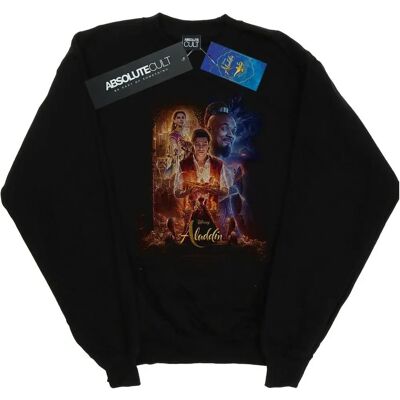 Disney Aladdin Sweatshirt - Schwere Baumwolle - Schwarz - Small Disney Aladdin Sweatshirt - Schwere Baumwolle - Schwarz - Small