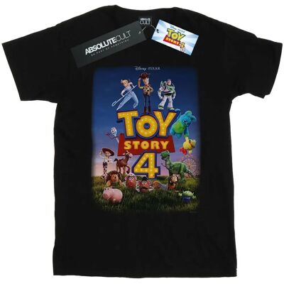 Koszulka z plakatem Toy Story 4 Disney - Mężczyzna Czarny XXX-Large Koszulka z plakatem Toy Story 4 Disney - Mężczyzna Czarny XXX-Large