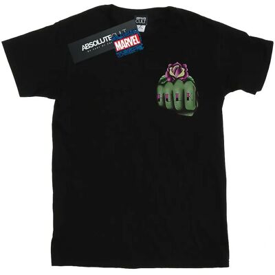 Marvel Hulk Faust Schwarzes T-Shirt - Lässiges Marvel Shirt Marvel Hulk Faust Schwarzes T-Shirt - Lässiges Marvel Shirt