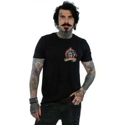 Absolute Cult Marvel Captain America Tattoo Brust Print T-Shirt - T-Shirt Absolute Cult Marvel Captain America Tattoo Brust Print T-Shirt - T-Shirt