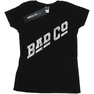 Absolute Cult Bad Company Maglietta Donna Logo Usurato - T-Shirt Absolute Cult Bad Company Maglietta Donna Logo Usurato - T-Shirt