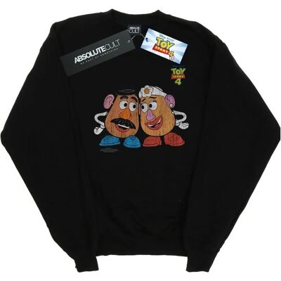 Disney Mr En Mrs Potato Head Sweatshirt - Unisex Zwart XL Disney Mr En Mrs Potato Head Sweatshirt - Unisex Zwart XL