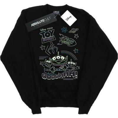 Disney Neon Kleine Groene Mannen Sweatshirt - Toy Story - Zwart - 3XL Disney Neon Kleine Groene Mannen Sweatshirt - Toy Story - Zwart - 3XL