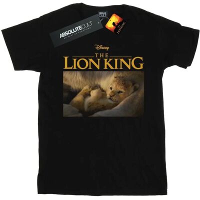 Koszulka Simba Król Lew Disney - Luźny krój boyfriend - Czarny Koszulka Simba Król Lew Disney - Luźny krój boyfriend - Czarny