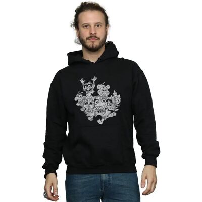 Absolute Cult Disney Herren Muppets Muppet Babies Mono Kapuzenpullover Absolute Cult Disney Herren Muppets Muppet Babies Mono Kapuzenpullover