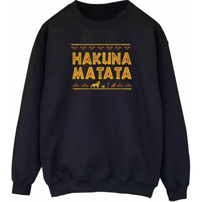 Disney X-Large Czarny Hakuna Matata Bluza - Bluza Disney X-Large Czarny Hakuna Matata Bluza - Bluza