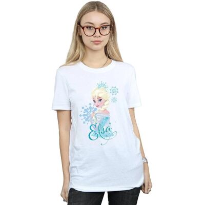 Koszulka Damska Elsa Płatki Śniegu Disney Koszulka Damska Elsa Płatki Śniegu Disney