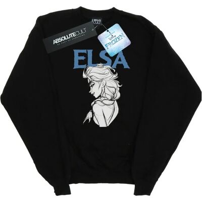 Disney Elsa Frozen Sweatshirt - Heavy Cotton - Black X-Large Disney Elsa Frozen Sweatshirt - Heavy Cotton - Black X-Large