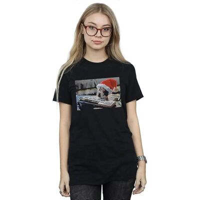 Absolute Cult Gremlins Damen Mogwai Weihnachts Hut Passform T-Shirt - T-Shirt Absolute Cult Gremlins Damen Mogwai Weihnachts Hut Passform T-Shirt - T-Shirt