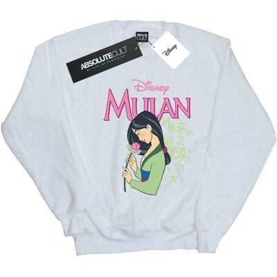 Disney Mulan Pink Magnolia Sweatshirt - Women’s Heavy Cotton Disney Mulan Pink Magnolia Sweatshirt - Women’s Heavy Cotton