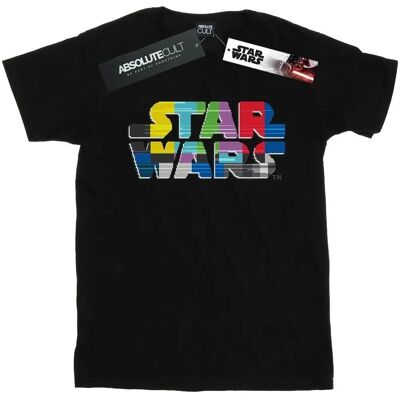 Absolute Cult - Star Wars Test Card Logo - Schwarz - T-Shirt Absolute Cult - Star Wars Test Card Logo - Schwarz - T-Shirt