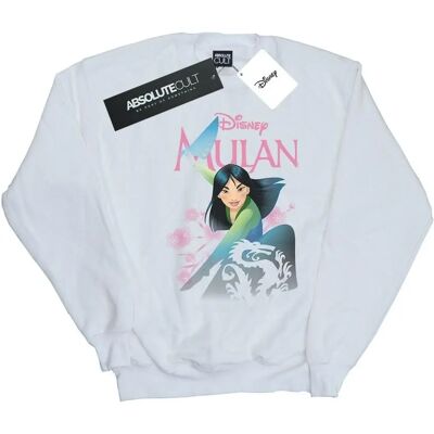 Absolute Cult Disney Mulan Sweatshirt - Weiß - Schwergewicht Absolute Cult Disney Mulan Sweatshirt - Weiß - Schwergewicht