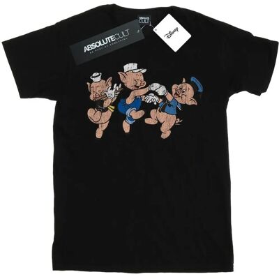 Disney Women's Three Little Pigs T-Shirt - Casual, Black, XX-Large Disney Women's Three Little Pigs T-Shirt - Casual, Black, XX-Large
