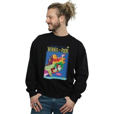 Disney Winnie The Pooh Sweatshirt - Schwerer Baumwollmix - Schwarz Disney Winnie The Pooh Sweatshirt - Schwerer Baumwollmix - Schwarz