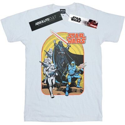 Star Wars Heren Vintage Comic Scene T-Shirt - T-Shirt Star Wars Heren Vintage Comic Scene T-Shirt - T-Shirt