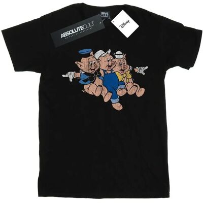 Disney Jongens Drie Little Bigs Zwart T-Shirt - T-Shirt Disney Jongens Drie Little Bigs Zwart T-Shirt - T-Shirt