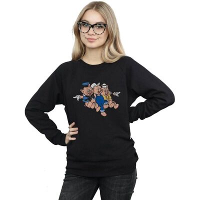 Disney Women's Three Little Pigs Jump Sweatshirt - Sweatshirt Disney Women's Three Little Pigs Jump Sweatshirt - Sweatshirt