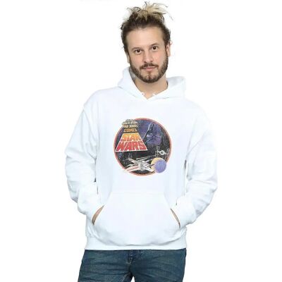 Absolute Cult Star Wars Men's Hoodie - White - XXX-Large Absolute Cult Star Wars Men's Hoodie - White - XXX-Large