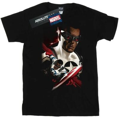 Absolute Cult - Captain America Sam Wilson Portrait - Schwarz Absolute Cult - Captain America Sam Wilson Portrait - Schwarz