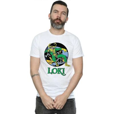 Absolute Cult Marvel Loki Thron T-Shirt Weiß XXXXX-Large - T-Shirt Absolute Cult Marvel Loki Thron T-Shirt Weiß XXXXX-Large - T-Shirt