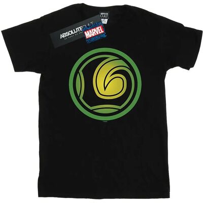 Marvel Loki Symbol Herren Weiß T-Shirt Marvel Loki Symbol Herren Weiß T-Shirt