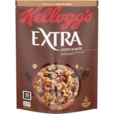 Kellogg's - Extra Choco and Nuts - 450 g - granola Kellogg's - Extra Choco and Nuts - 450 g - granola
