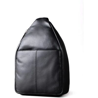 Sac à dos en cuir Lakeland Leather Langdale - Noir - Bretelles réglables Sac à dos en cuir Lakeland Leather Langdale - Noir - Bretelles réglables