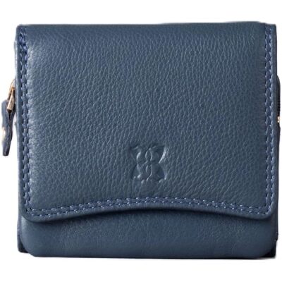 Petite Portefeuille en Cuir Lakeland Leather - Bleu Marine - Portefeuille Petite Portefeuille en Cuir Lakeland Leather - Bleu Marine - Portefeuille