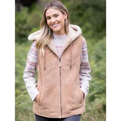 Lakeland Leather - Grasmoor - Beige - Shearling - Gilet Lakeland Leather - Grasmoor - Beige - Shearling - Gilet