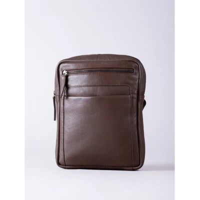 Lakeland Leather - Explorer Leather Messenger Bag - Brown Lakeland Leather - Explorer Leather Messenger Bag - Brown