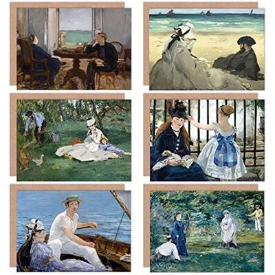 Artery8 Edouard Manet Croquet Le Chemin Plaża Spacer Ogród Arcachon Pakiet 6 Kart Artery8 Edouard Manet Croquet Le Chemin Plaża Spacer Ogród Arcachon Pakiet 6 Kart