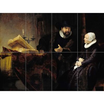 Artery8 PANPDG0886 - Rembrandt The Mennonite Preacher XL Poster - Poster Artery8 PANPDG0886 - Rembrandt The Mennonite Preacher XL Poster - Poster
