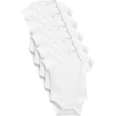 Next - Babys bodyer 5-pak 10-18 måneder - Størrelse 76-86 cm Next - Babys bodyer 5-pak 10-18 måneder - Størrelse 76-86 cm