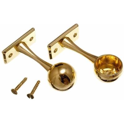 Onestopdiy Support de Garde-Robe en Laiton Électro (Eb) 19mm - Pack de 12 - Publicité Onestopdiy Support de Garde-Robe en Laiton Électro (Eb) 19mm - Pack de 12 - Publicité
