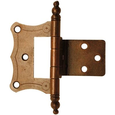 Onestopdiy Antique Effect Cranked Hinge - 76mm x 40mm x 16mm Onestopdiy Antique Effect Cranked Hinge - 76mm x 40mm x 16mm