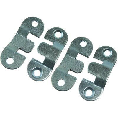 Onestopdiy Brand 42mm x 16mm Flush Mount Brackets - Picture Mounting Hardware Onestopdiy Brand 42mm x 16mm Flush Mount Brackets - Picture Mounting Hardware