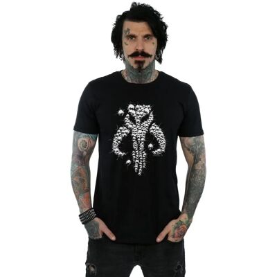 Absolute Cult Star Wars Das Mandalorianer Blaster Schädel T-Shirt - T-Shirt Absolute Cult Star Wars Das Mandalorianer Blaster Schädel T-Shirt - T-Shirt