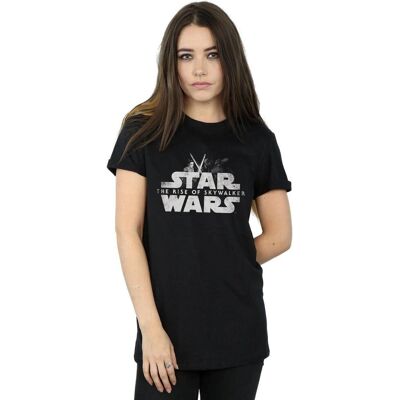 Absolute Cult Star Wars Der Aufstieg von Skywalker Rey Und Kylo Kampf Schwarz T-Shirt Absolute Cult Star Wars Der Aufstieg von Skywalker Rey Und Kylo Kampf Schwarz T-Shirt