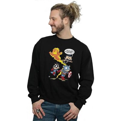 Marvel Comics Herren Avengers Invaders Cartoon Sweatshirt - Sweatshirt Marvel Comics Herren Avengers Invaders Cartoon Sweatshirt - Sweatshirt
