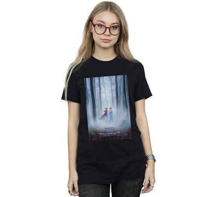 Disney Damen Frozen 2 Filmplakat Boyfriend T-Shirt - T-Shirt Disney Damen Frozen 2 Filmplakat Boyfriend T-Shirt - T-Shirt