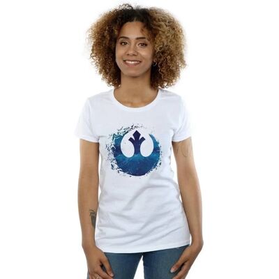 Star Wars The Rise of Skywalker Resistance Symbol T-Shirt White Large Star Wars The Rise of Skywalker Resistance Symbol T-Shirt White Large