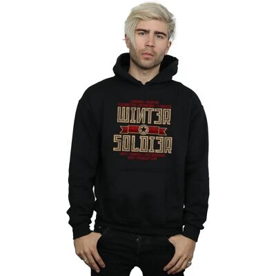 Absolute Cult - Marvel Winter Soldier Trigger Badge Hoodie - Schwarz - Medium Absolute Cult - Marvel Winter Soldier Trigger Badge Hoodie - Schwarz - Medium