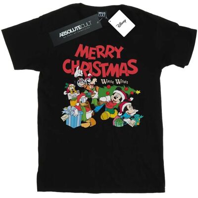 Disney Mickey i Przyjaciele Zimowe Życzenia Bawełniany T-shirt - T-Shirt Disney Mickey i Przyjaciele Zimowe Życzenia Bawełniany T-shirt - T-Shirt