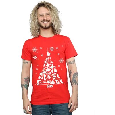 Star Wars Mens Christmas Tree T-Shirt - T-Shirt Star Wars Mens Christmas Tree T-Shirt - T-Shirt