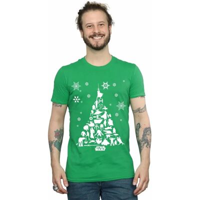 Star Wars Herren Weihnachtsbaum T-Shirt Irisch Grün L Star Wars Herren Weihnachtsbaum T-Shirt Irisch Grün L