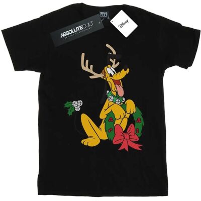 Disney Pluto Weihnachten Reindeer Boyfriend Fit T-Shirt - T-Shirt Disney Pluto Weihnachten Reindeer Boyfriend Fit T-Shirt - T-Shirt