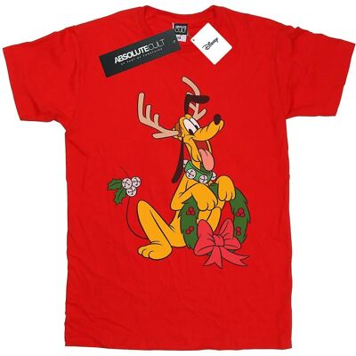 Maglietta Rossa di Pluto Disney per Ragazzi - Pupazzo di Natale Maglietta Rossa di Pluto Disney per Ragazzi - Pupazzo di Natale